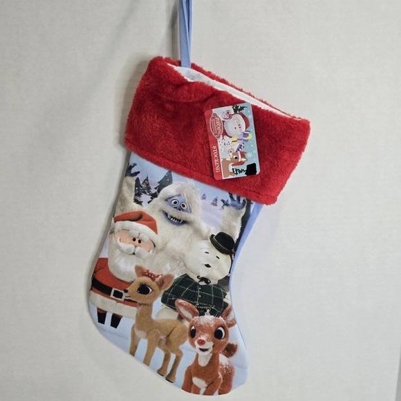 Ruz Other - Rudolph the Red-Nosed Reindeer Christmas Stocking Bumble Clarice Sam New